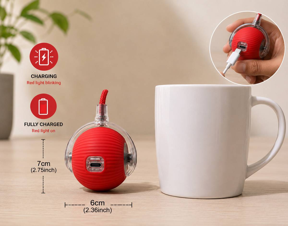 Automatic Moving Dog Toy & Cat Ball | Rechargeable Smart Pet Toy Ball | Silicone Ball For Dog & Cat — photo 2