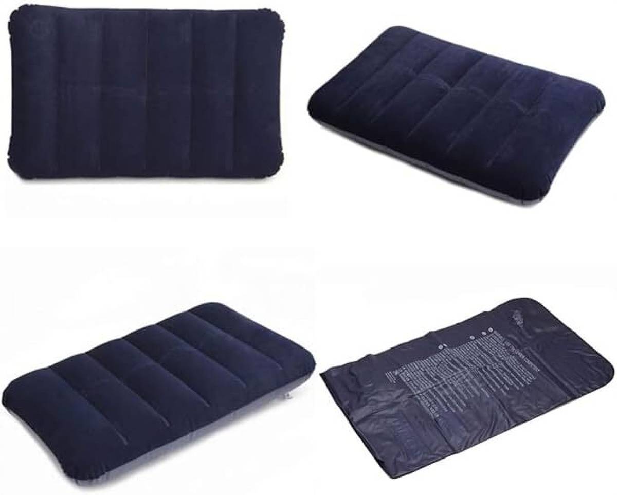 Gopinathji Trading Air Travel Pillow Pack of 4 Solid