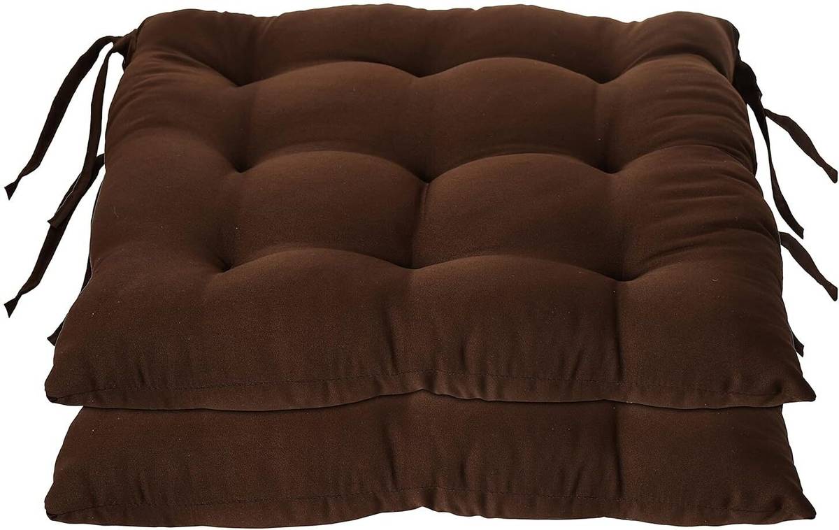 AlertEra Industries Microfibre Chair Pad Pack of 2 Solid Chairpad