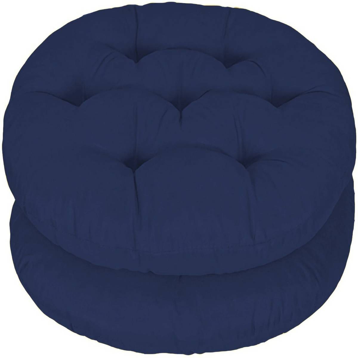 SANJU BROTHER Microfibre Chair Pad Pack of 2 Solid
