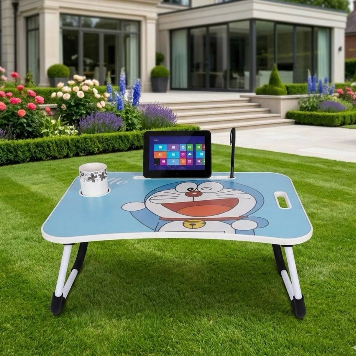 WIFTY Wood study table for kids and elders Wood Portable Laptop Table