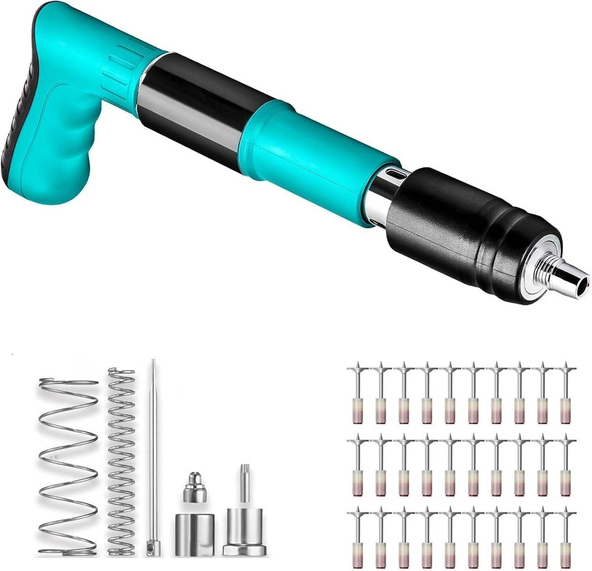 Mini Nail Shooting Machine Nail Wall Fixing Tool Power & Hand Tool Kit Nail Wall Fixing Tool For Cement Walls, Household Woodworking 20pc Nails Cordless Nailer