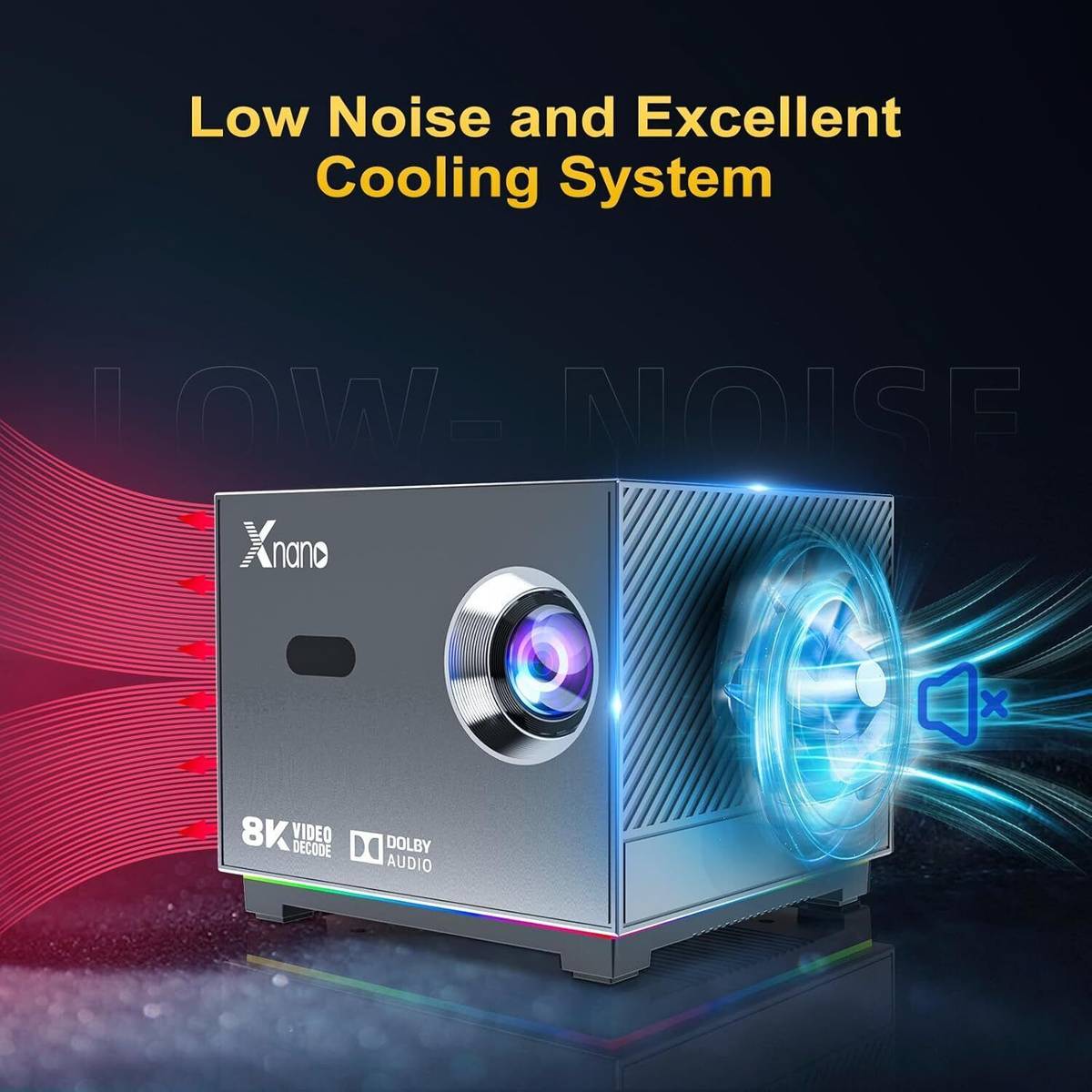 T972 Mini 5G WIFI LED 8K Video HD 720P Home Video Projectors (8000 lm) Portable Projector — photo 2