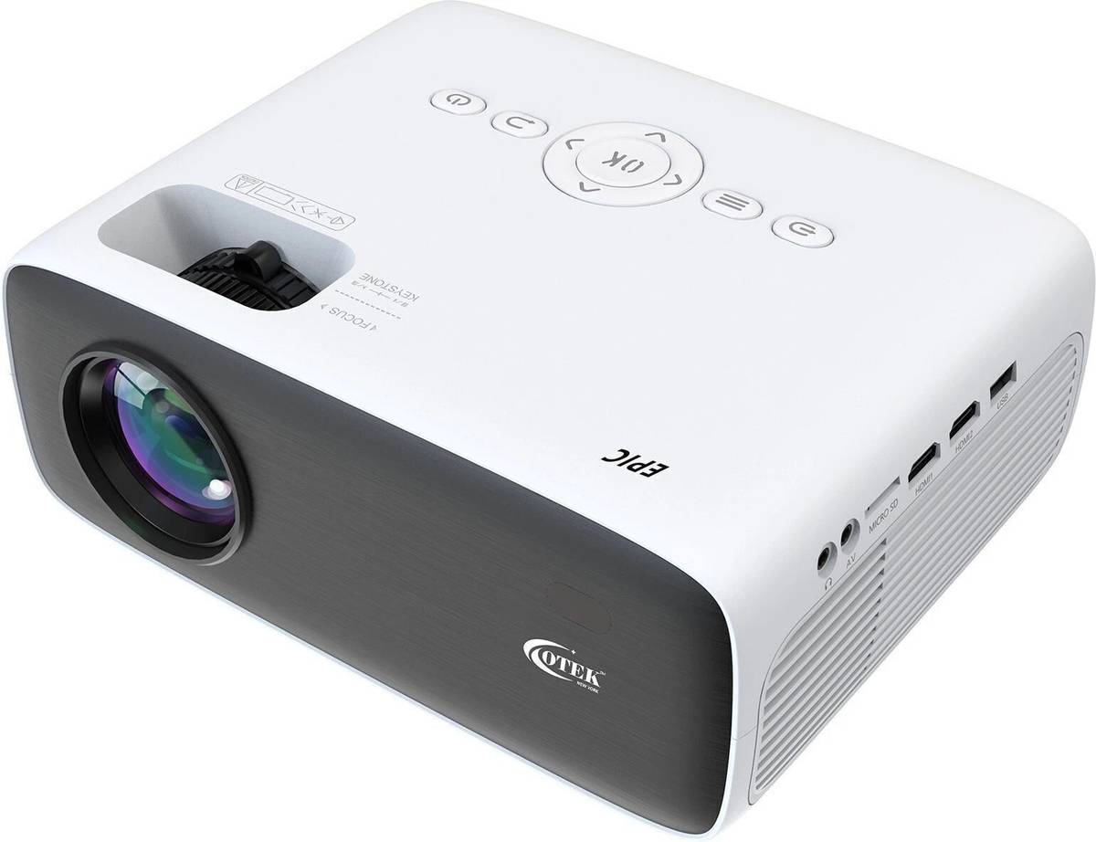 OTEK OT-WEPIC Non-Smart, No WiFi Best Office & Classroom (6000 lm / 1 Speaker / Wireless / Remote Controller) Portable Projector — photo 2