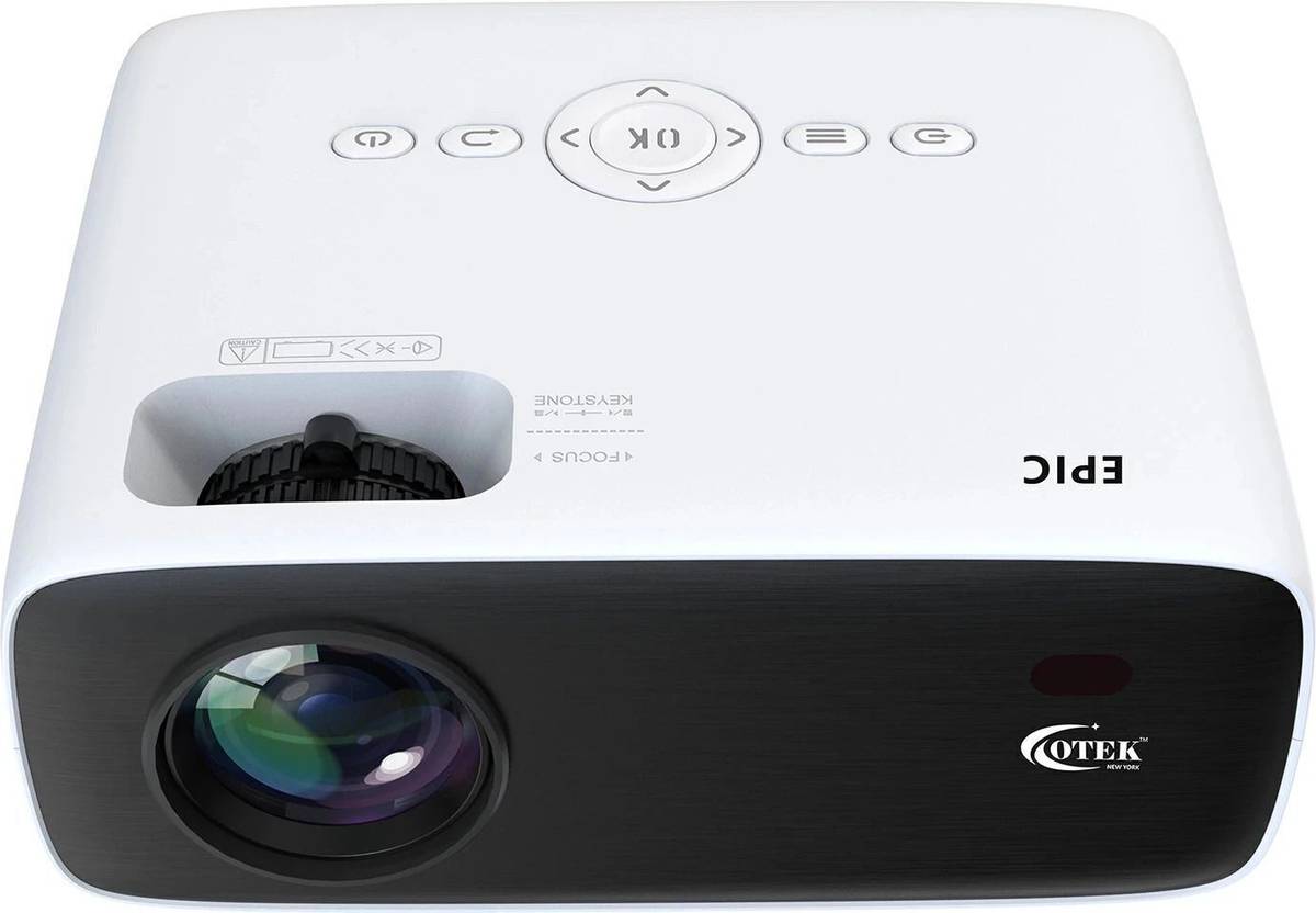OTEK OT-WEPIC Non-Smart, No WiFi Best Office & Classroom (6000 lm / 1 Speaker / Wireless / Remote Controller) Portable Projector