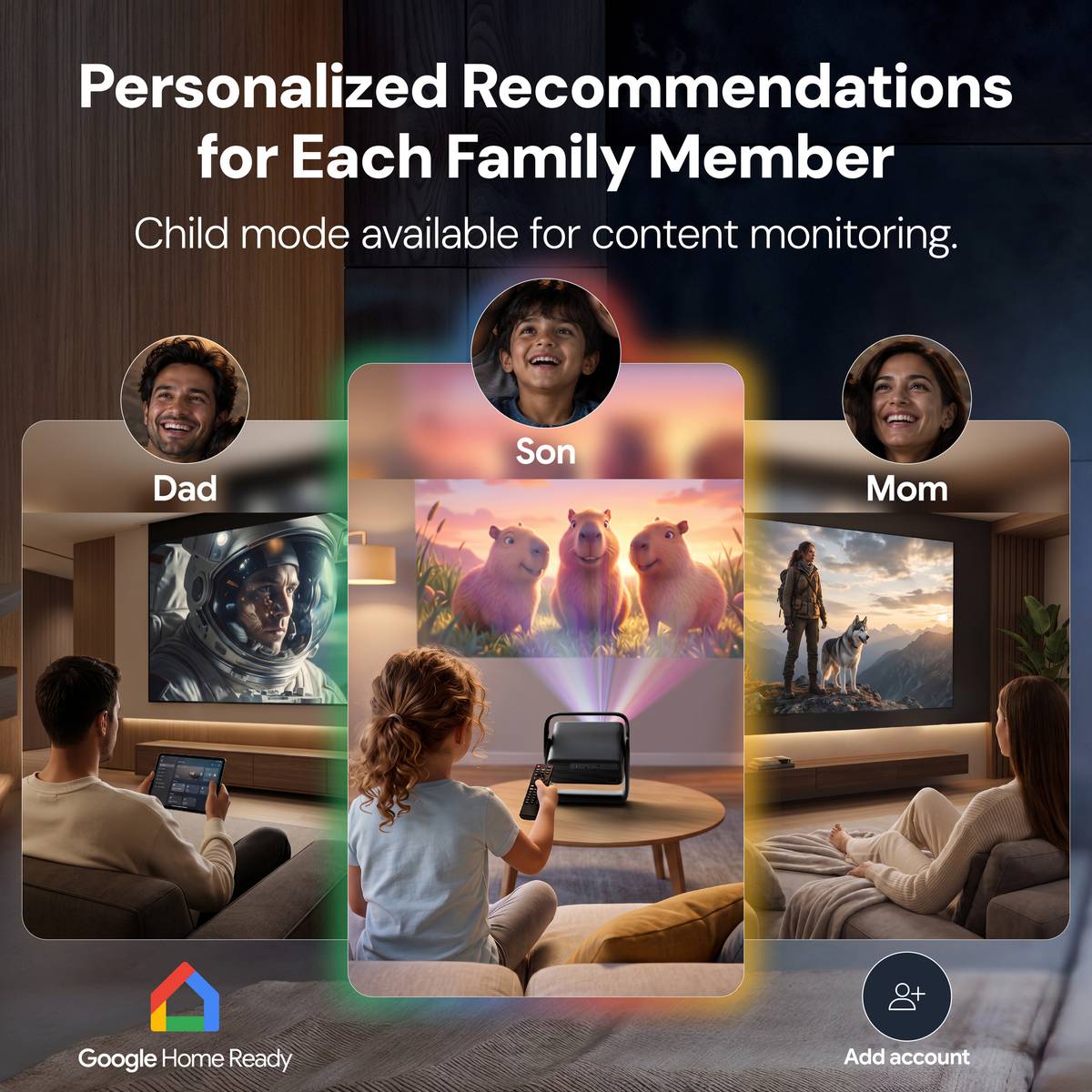 Zen 9X (20000 lm / 1 Speaker / Wireless / Remote Controller) Portable Google TV, Dustfree,Dolby AudioOfficial Certified Apps Netflix, Prime, 4K Ultra HD Brightest,
20W Bluetooth spekaer HDMI-ARC Home ,Theater Experience Projector Projector — photo 5