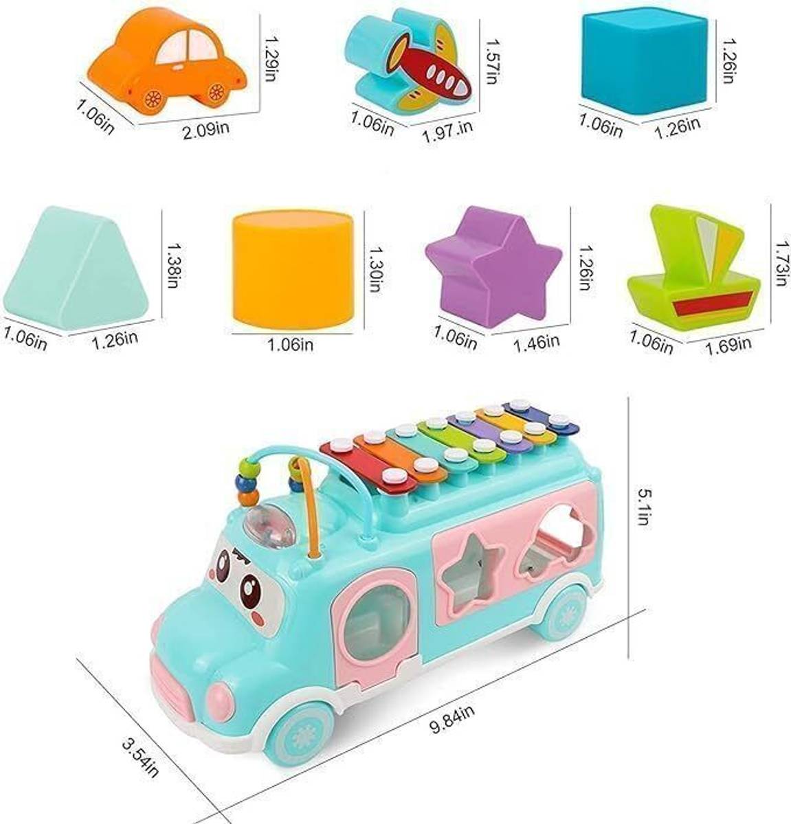 HIYAANEXIM All-in-One Musical Activity Truck — photo 3