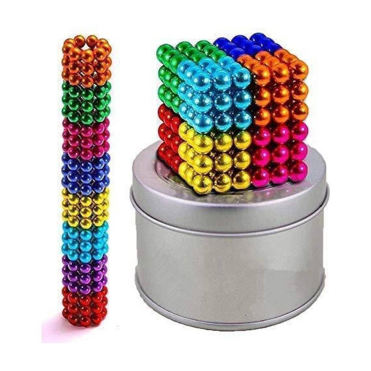 Magnetic Balls Sculpture Building Block Magnet Cube Stress Relief Toys for Kids