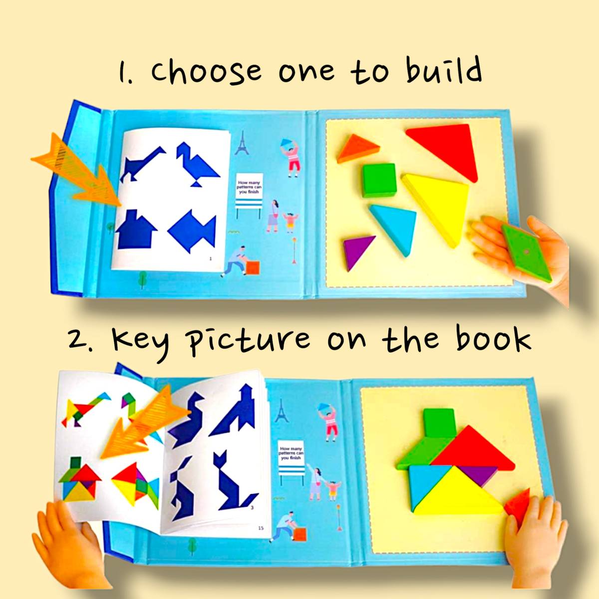thanisha enterprises Tangram puzzle Toy for kids — photo 2