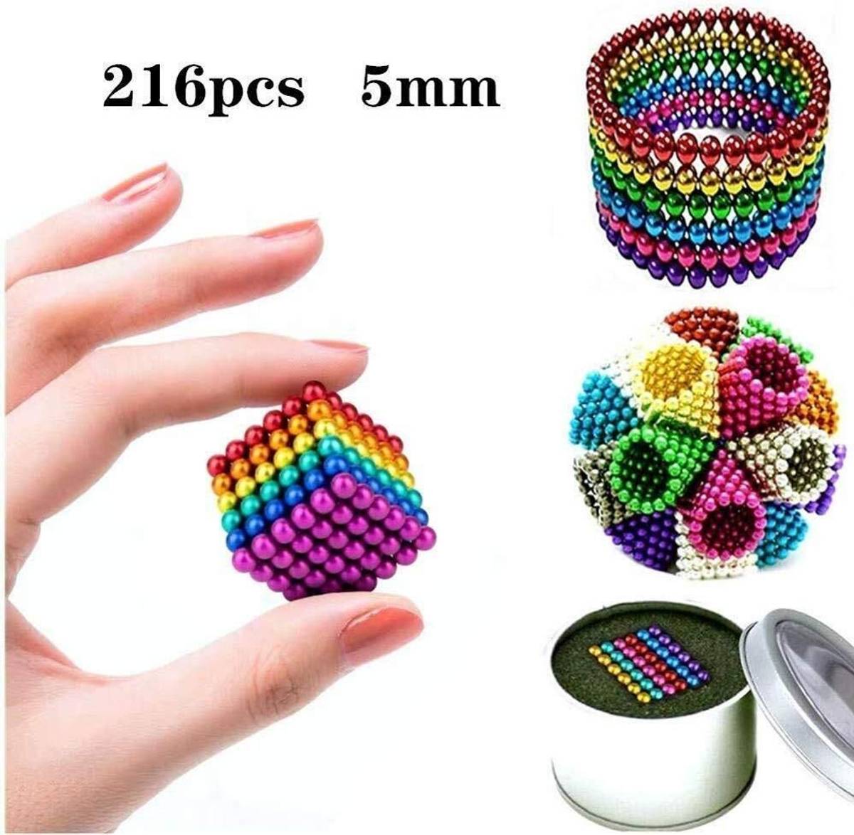 Magnetic Balls Sculpture Building Block Magnet Cube Stress Relief Toys for Kids — photo 5