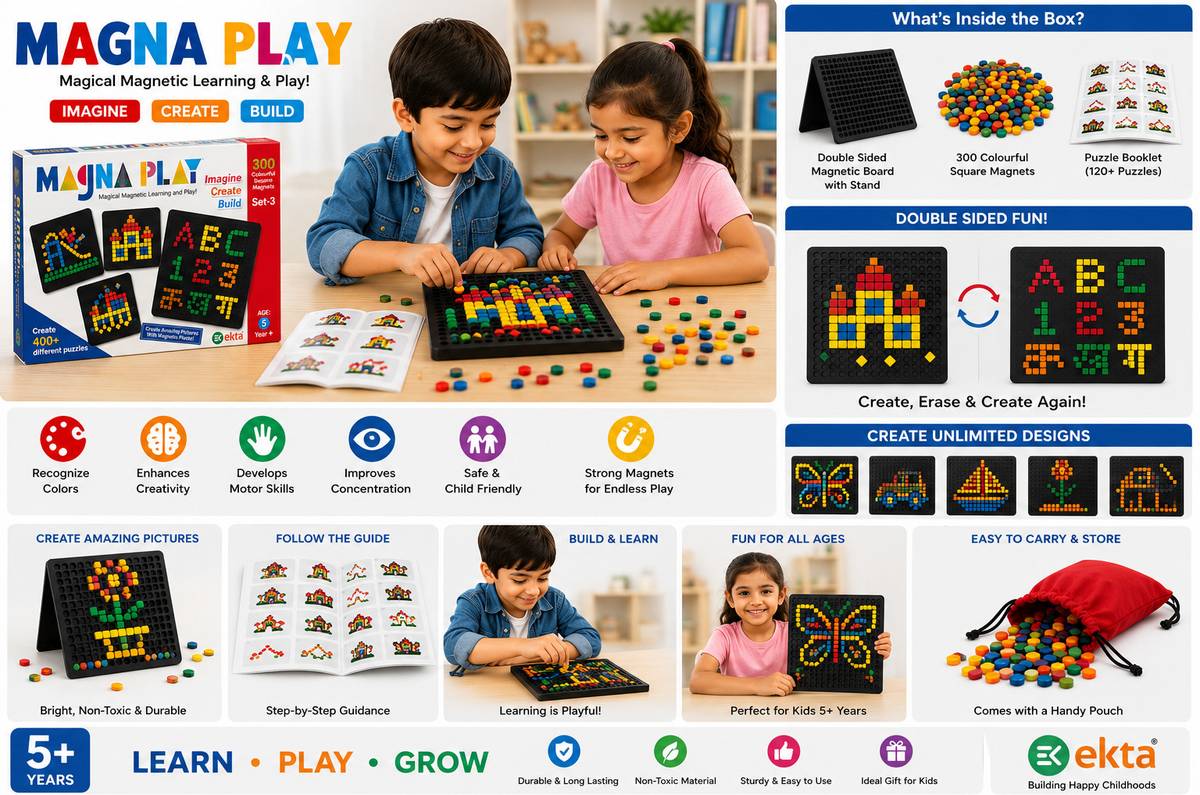 ekta products Pvt Ltd Magna Play Set-3 — photo 4