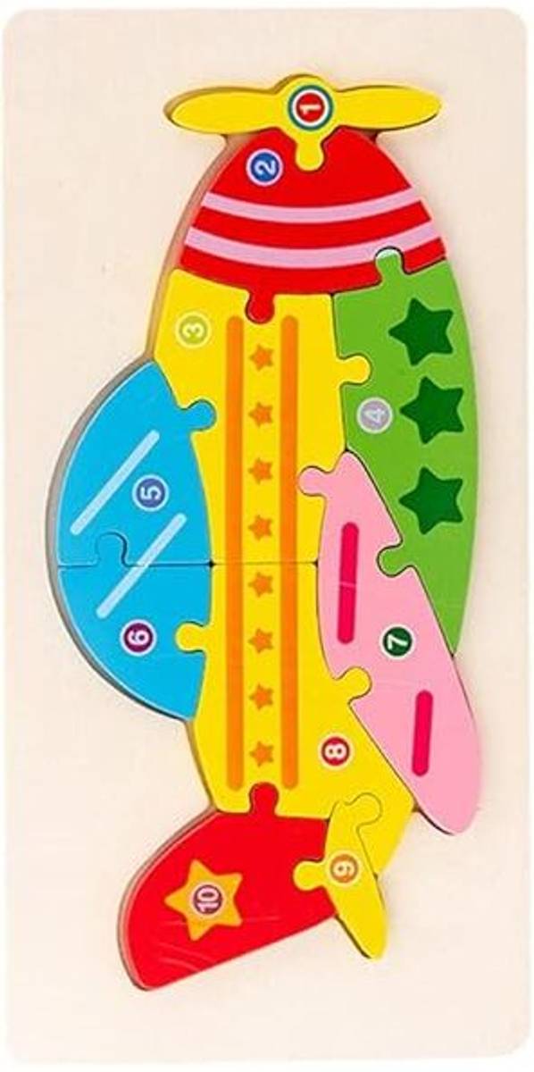Backroar Wooden Cartoon Jigsaw Puzzle for Kids