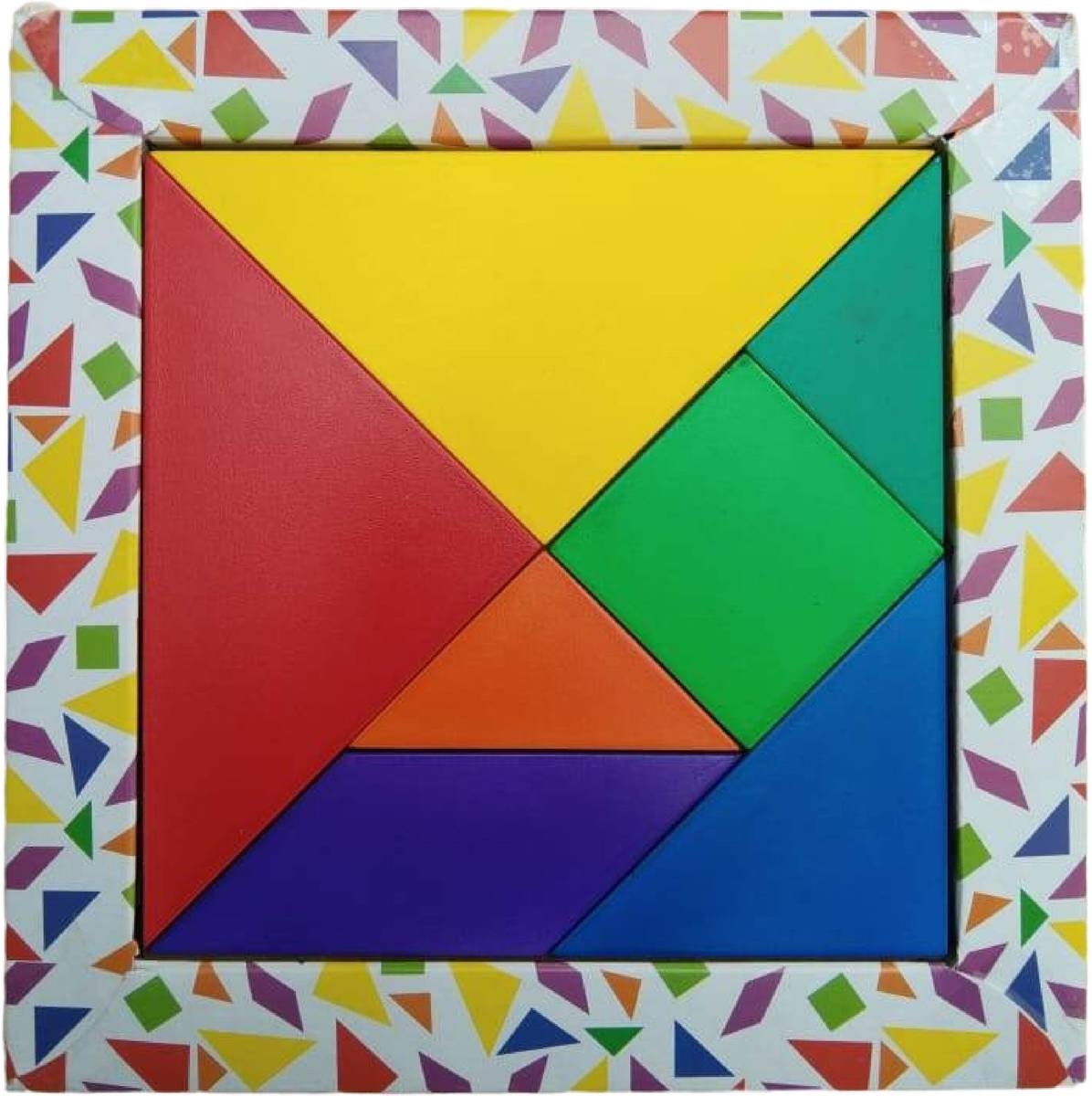 Wooden Tangram Puzzle Multicolor — photo 2