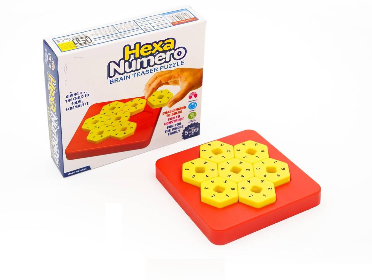 zokato Hexa Numero Brain Teaser Puzzle For Ages 5 Years & Above — photo 4