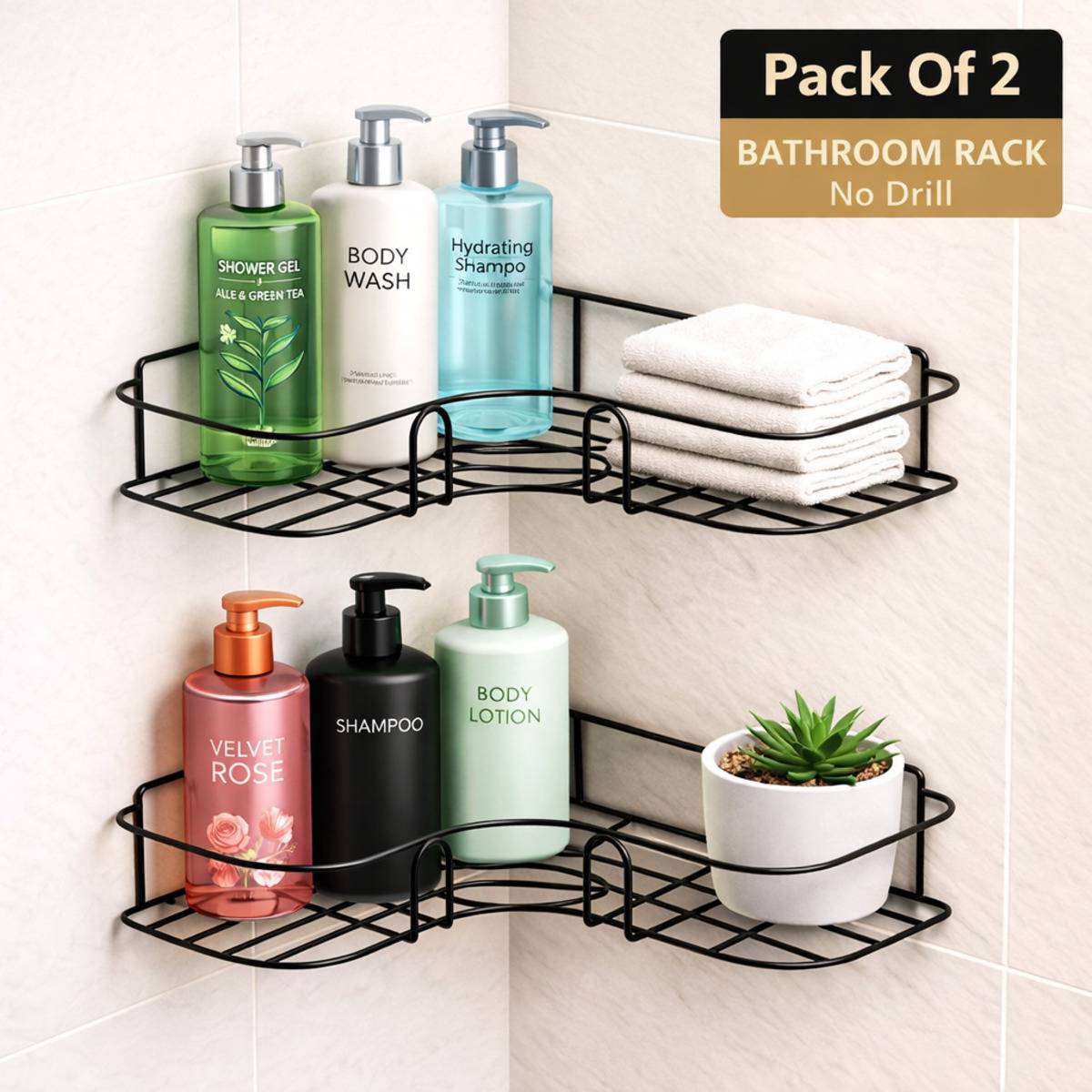 Almora Cutlery Kitchen Rack Iron Kitchen Rack Shelf for Storage Organizer Wall Mount Metal Rack