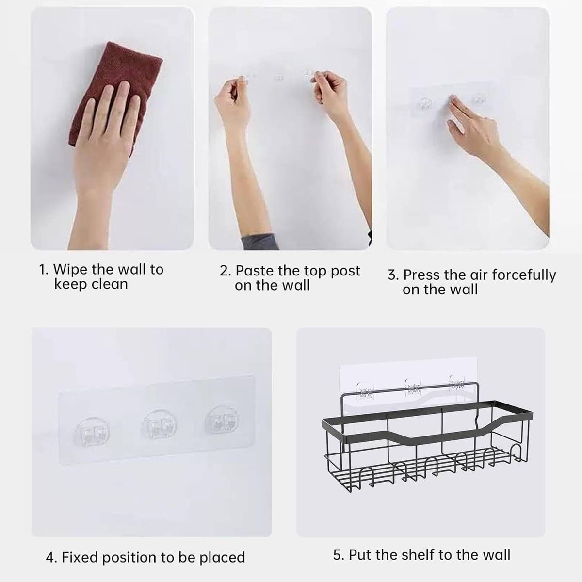 Containers Kitchen Rack Iron KITCHEN ACCESSORIES STORAGE ORGANIZERS 5 PCS SET — photo 5
