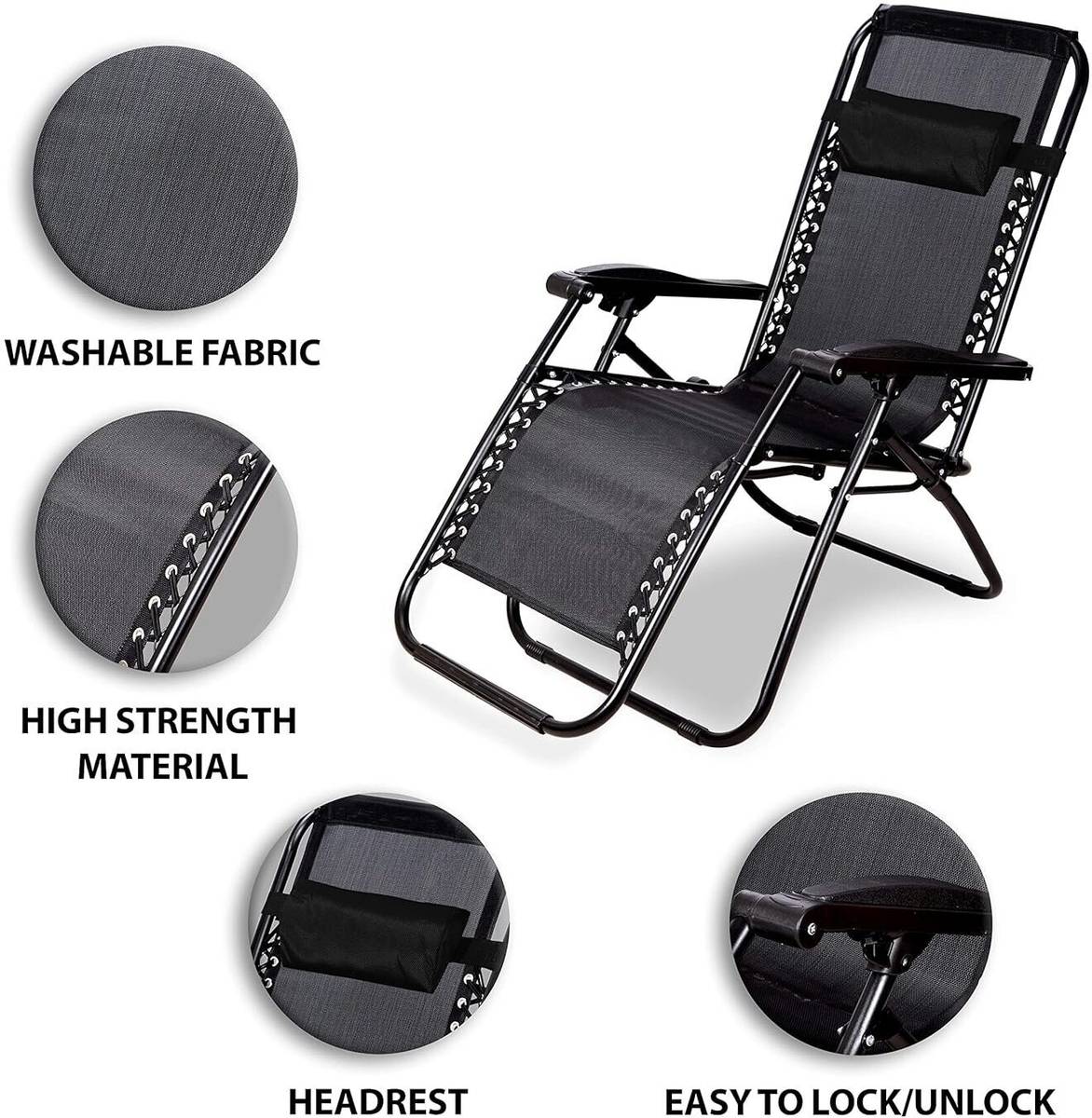 Star Work Leather Manual Recliner — photo 3