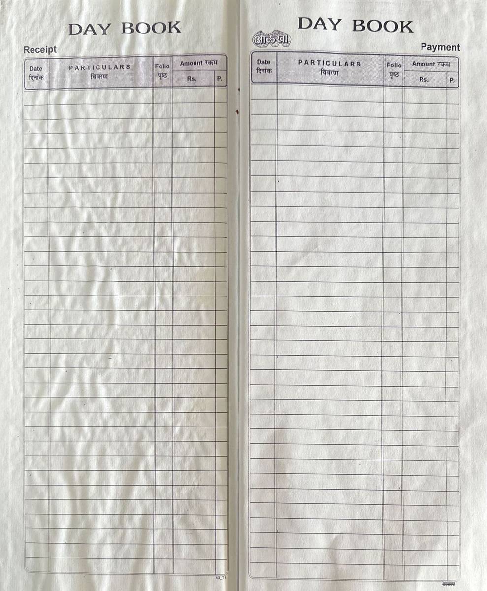 Aalekha Day Book Payment Format No. 3 1-Part Day Book — photo 2