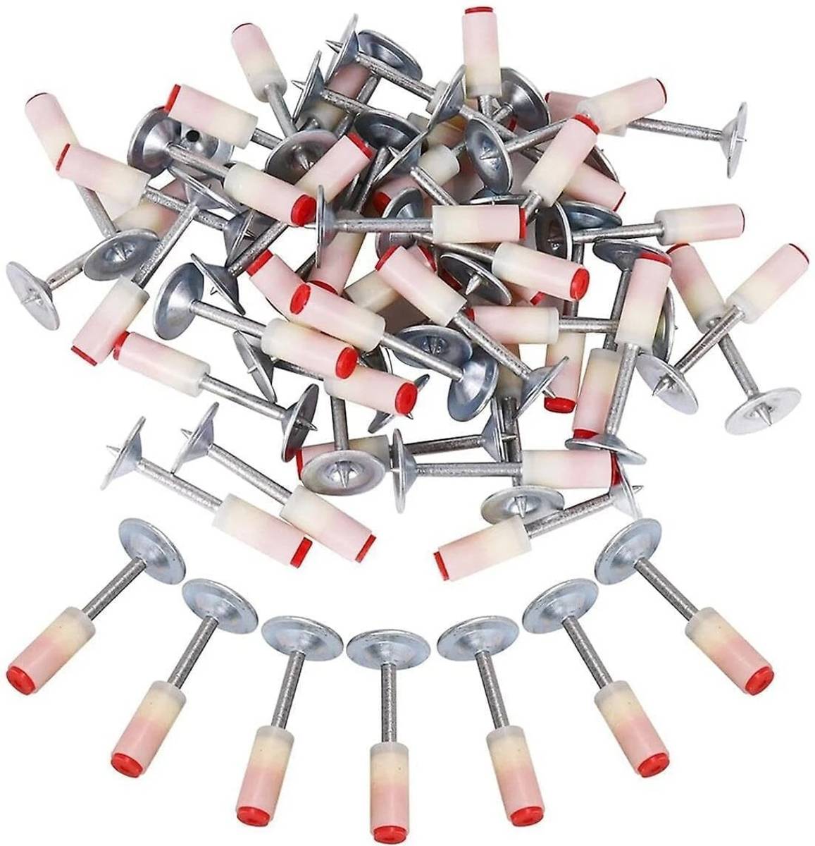 Isanaa Manual Steel Nail Gun Tool Nail (Nail Pin 50 Pcs) Nail gun nail pin 50b Pcs set Cordless Nailer