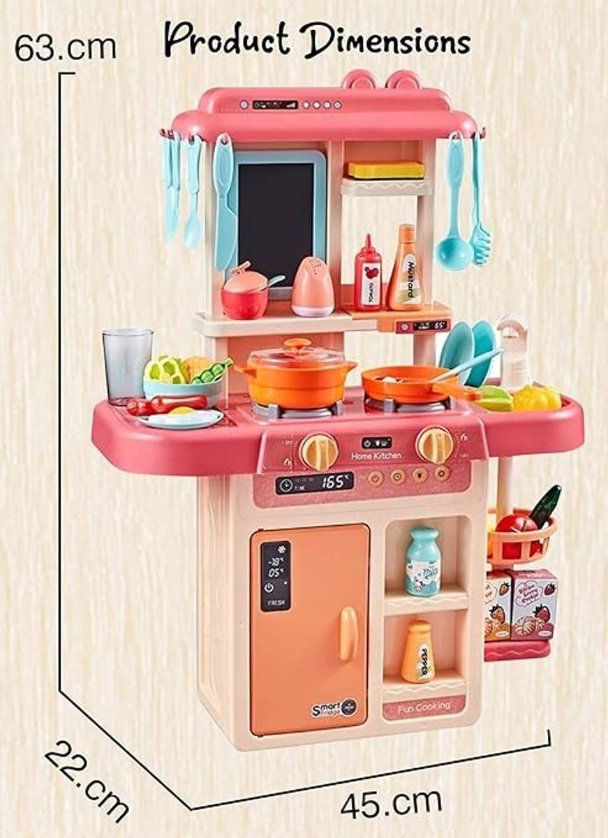 Kitchen Play Set Play Food Party Role Toy for Girl