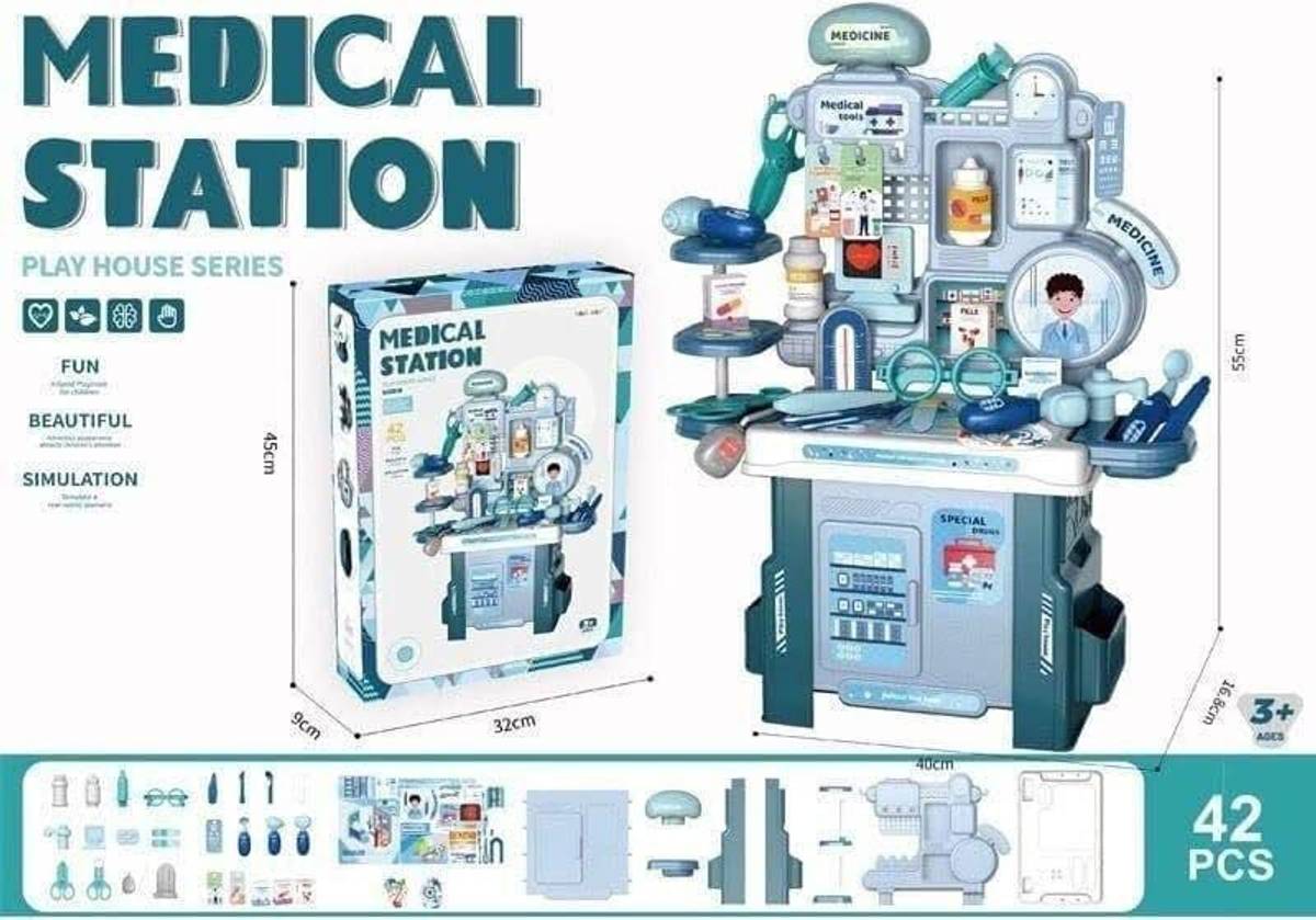 42 PCS Doctor Set for Kids Girl Boys 3 4 5 6 7 8 Years Old — photo 5