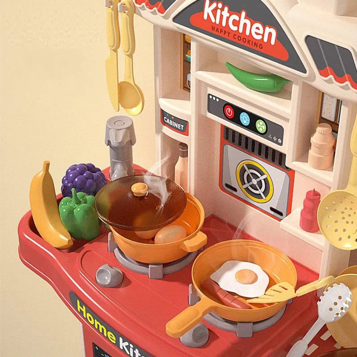 LEOFUN 42 PCs Premium Kitchen Play Set for Kids with Toy Cooking Accessories — photo 5