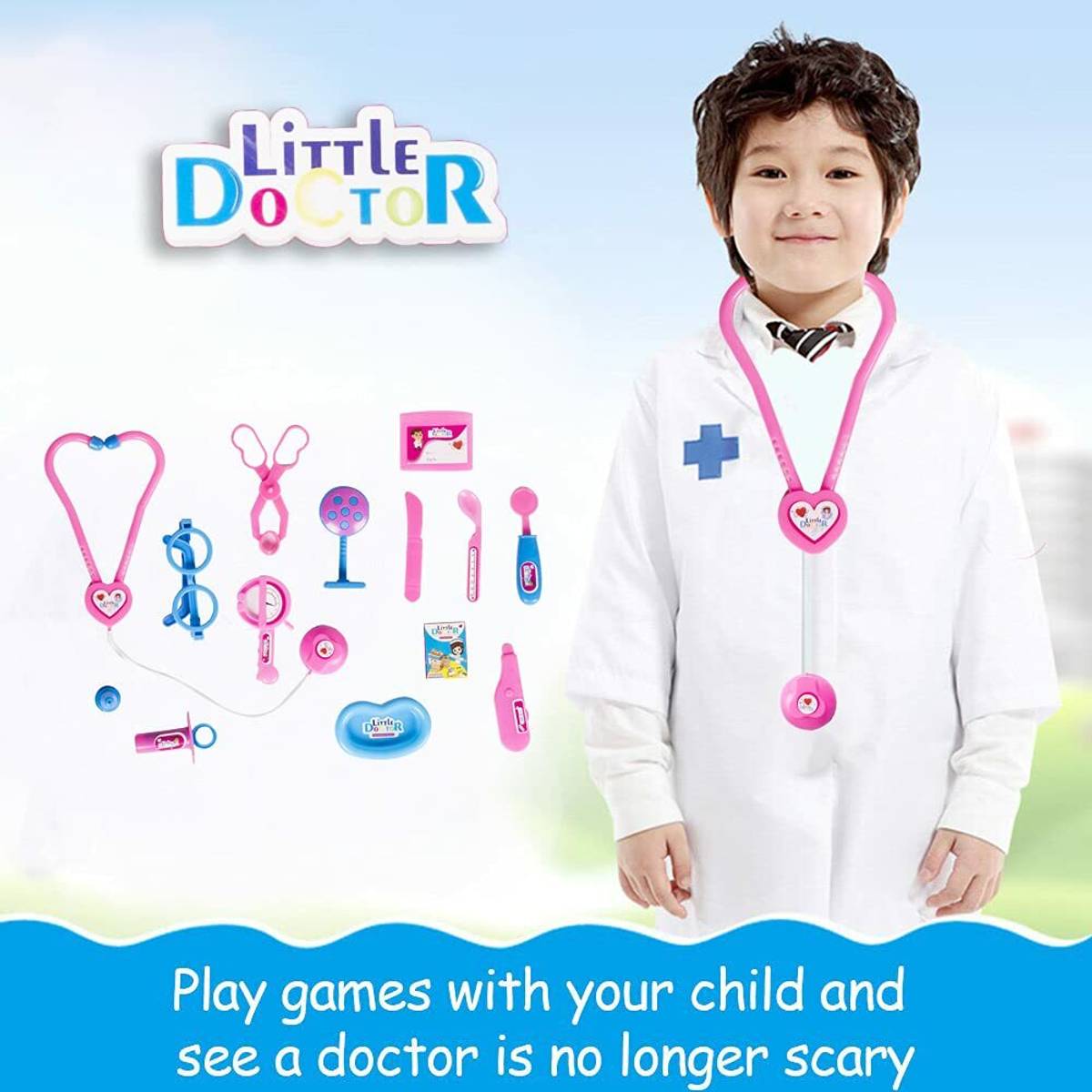 Doctor Play Set Medical Carry-case Nurses Toy Set Fun Education gift for Kids — photo 3