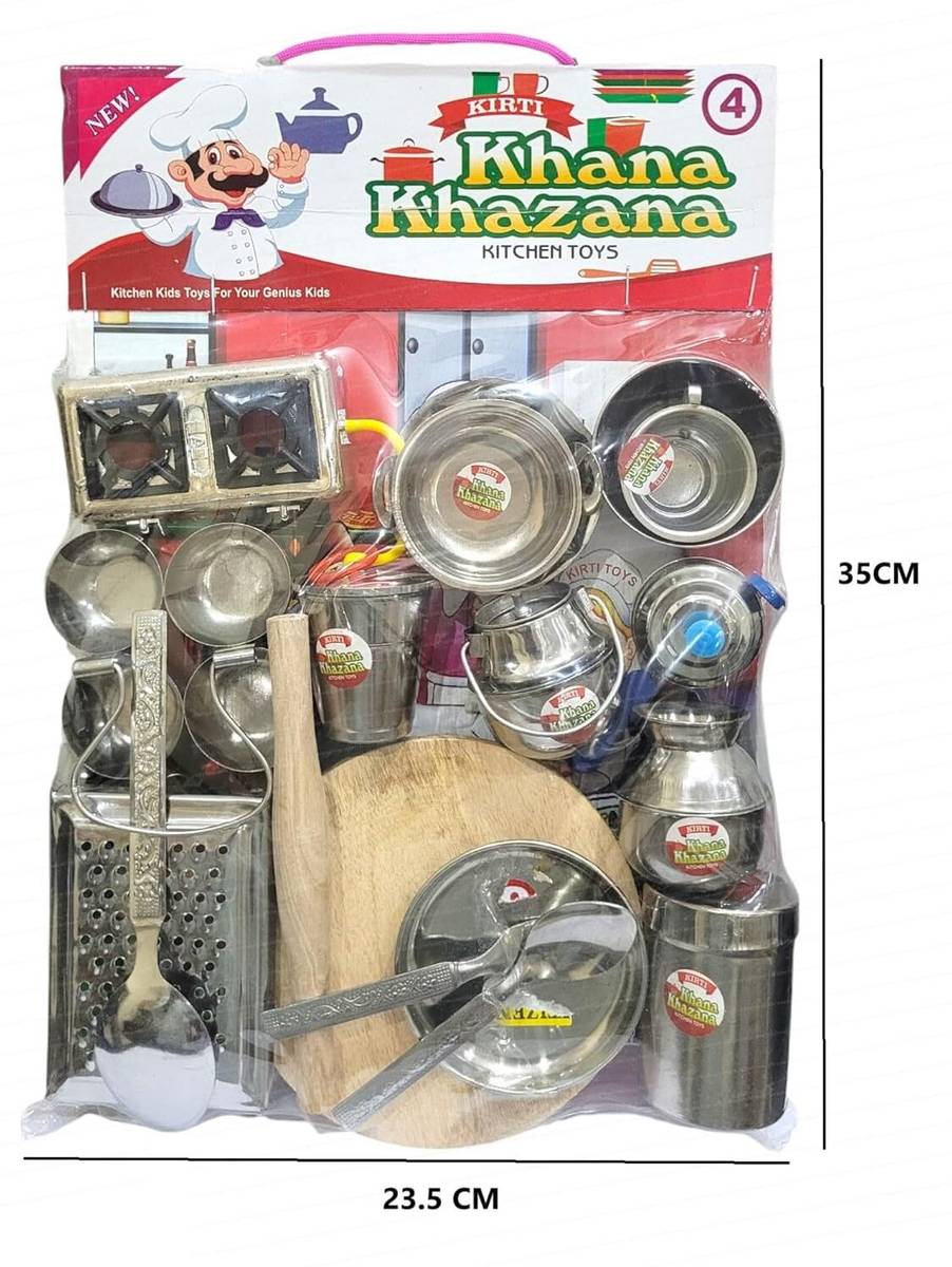 Steel Kitchen Set Toys for Kids — photo 2