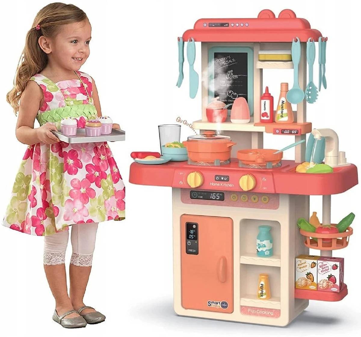 himanshu tex 42-Piece Kitchen Set, Smoky, Music,Real Water Tap, Actually Fell of Kitchen for Your Kids Don,t Miss — photo 2