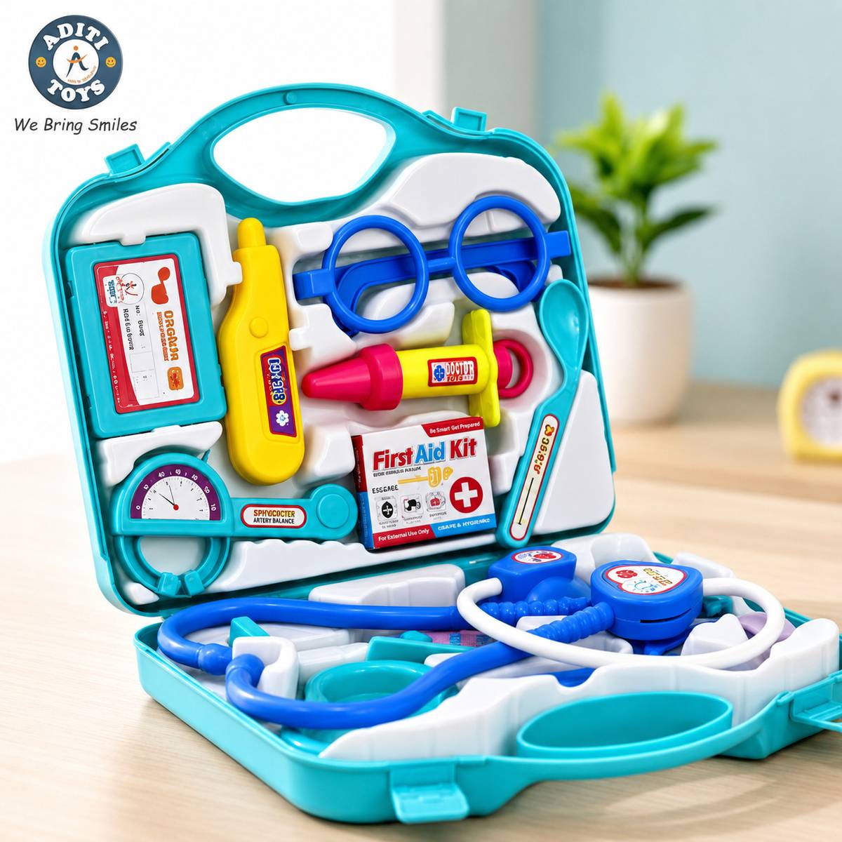 Doctor Playset For Kids Boy & girl Blue