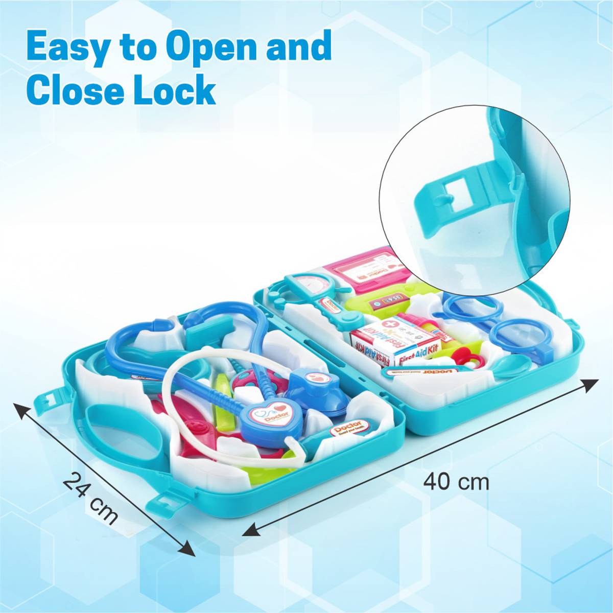 333MART Doctor Playset For Kids Boy & girl age 3 year+ Blue — photo 4