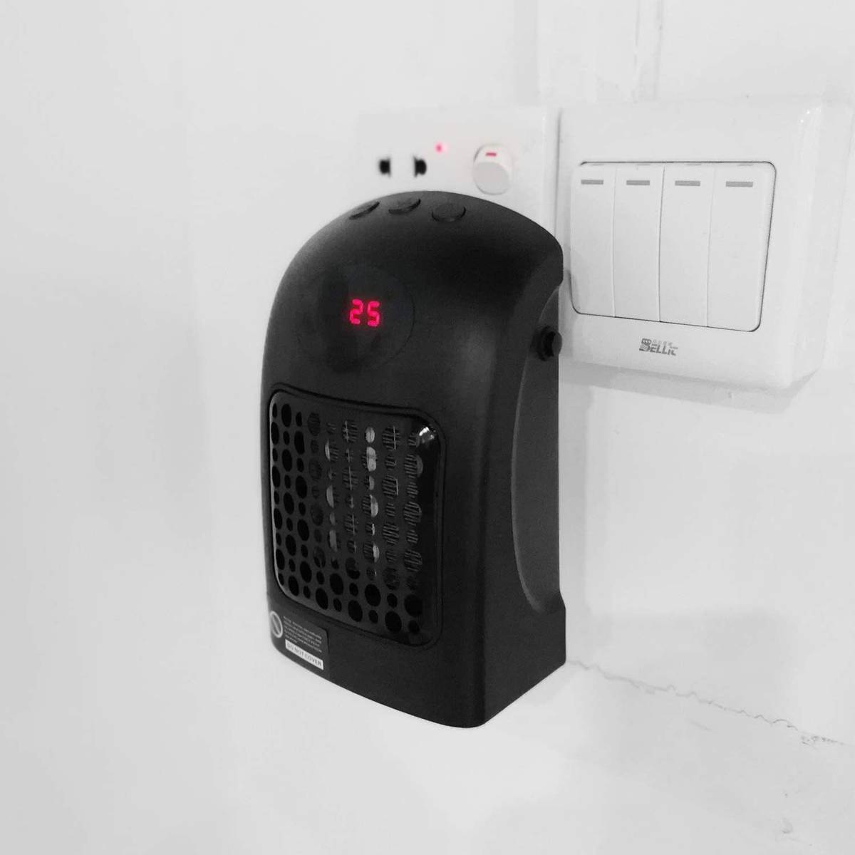 NUVIO IVV®-JU7-Wall-outlet Electric Handy Air Heater Warm Blower Room Fan Stove Fan Room Heater — photo 4