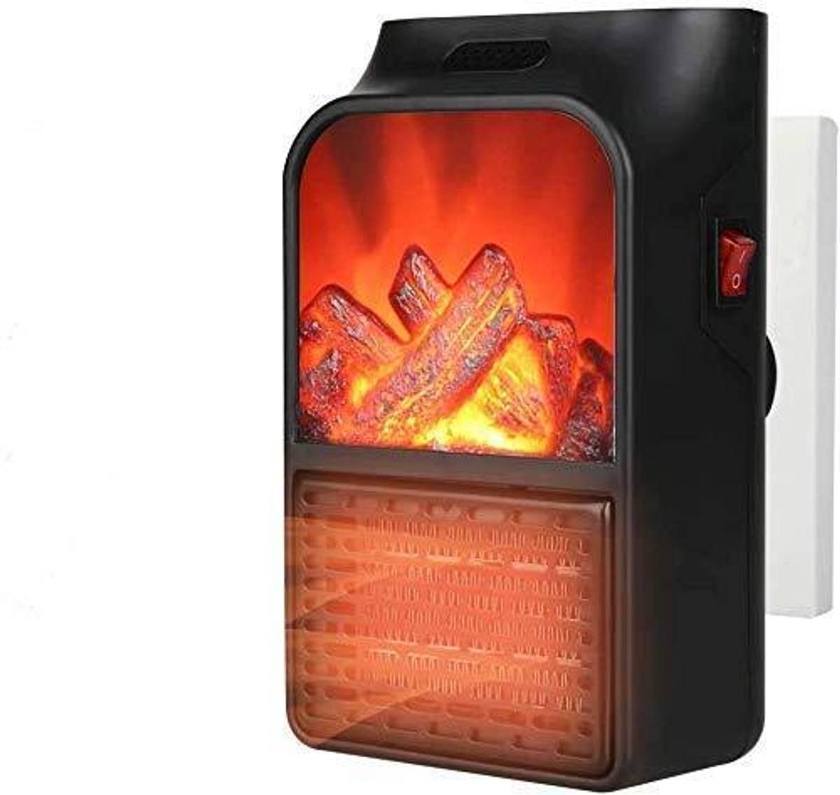 Vozica Portable Fireplace 900 Watt Fan Noiseless Room Heater for Home Bedroom in Winter Fan Room Heater