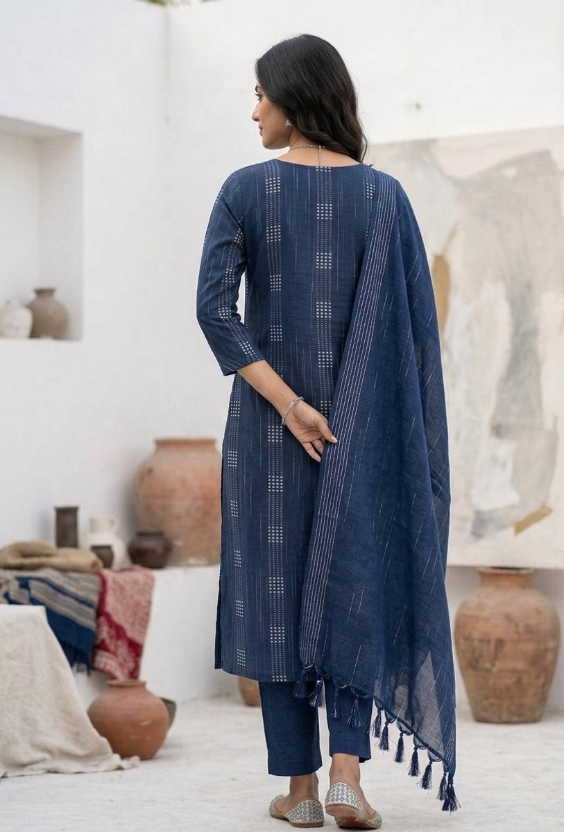 Get smart wear Women Striped Straight Kurta — photo 2