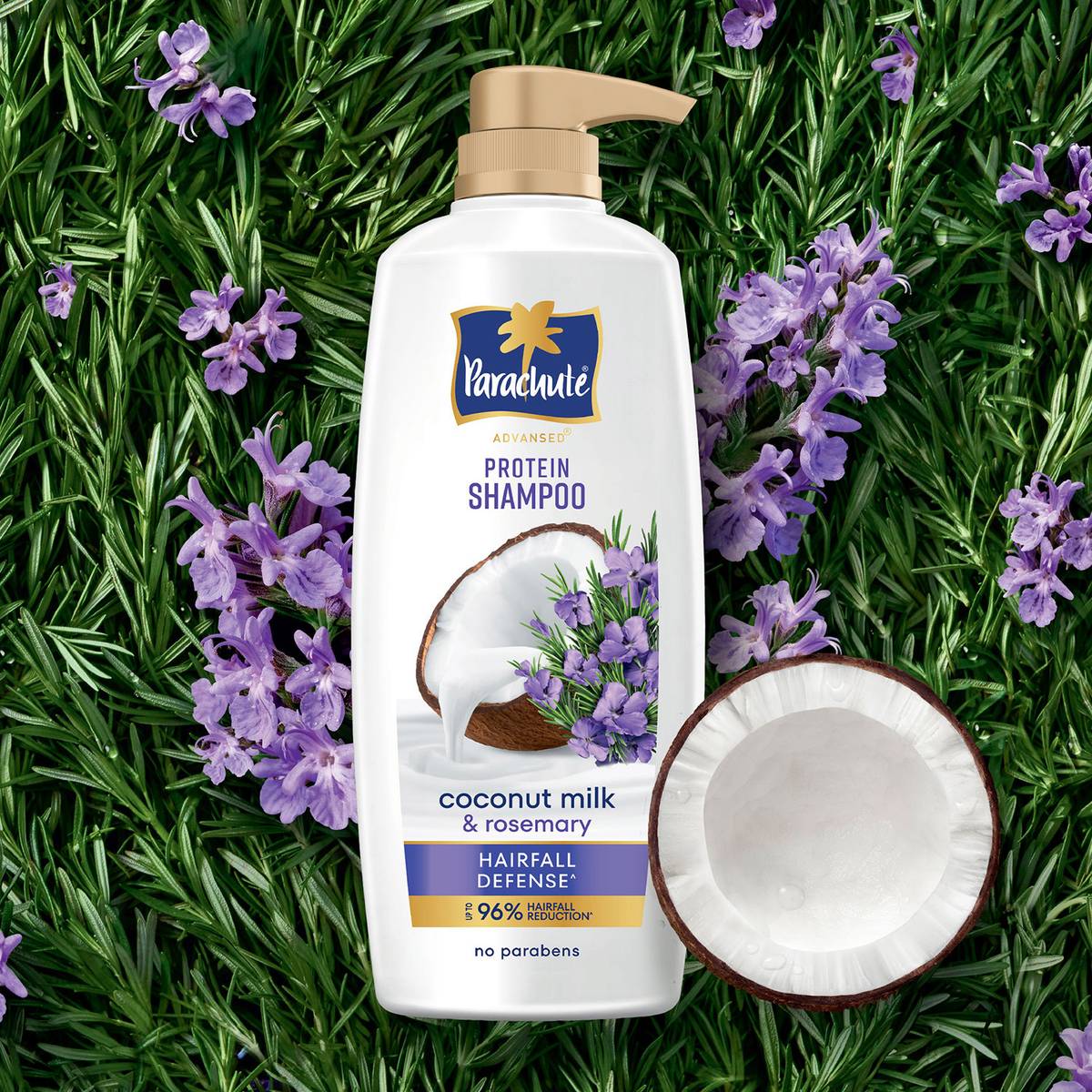 Parachute Advansed Hair Fall Defense Protein Shampoo Coconut Milk & Rosemary