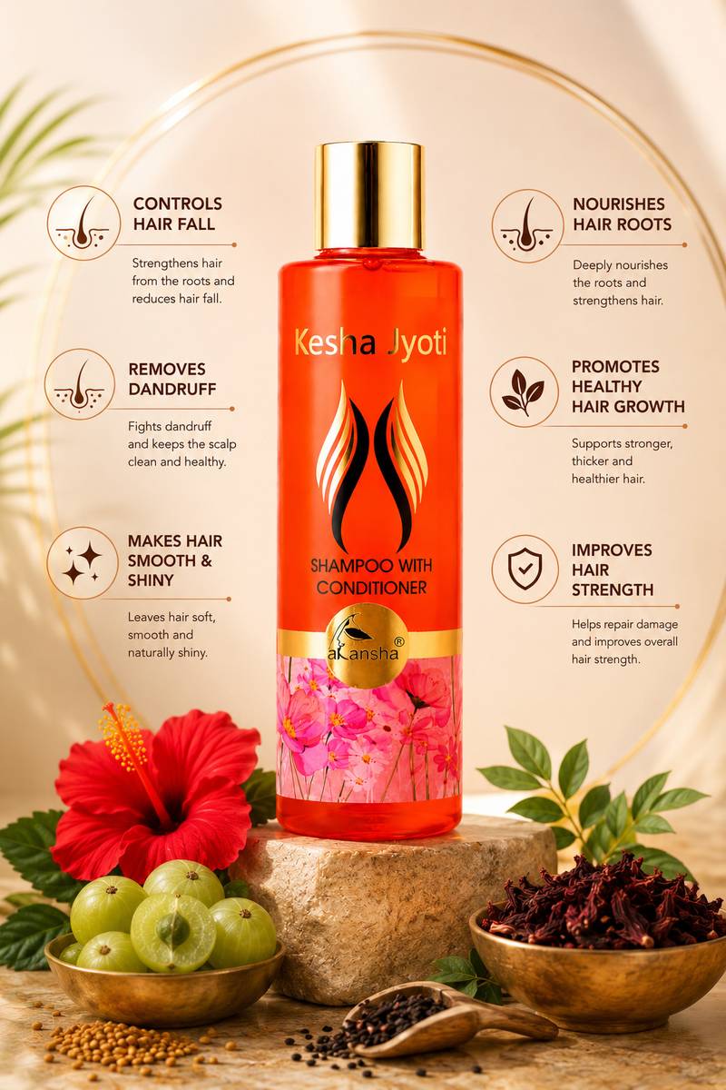AKANSHA Keshajyoti Shampoo with Conditioner — photo 3