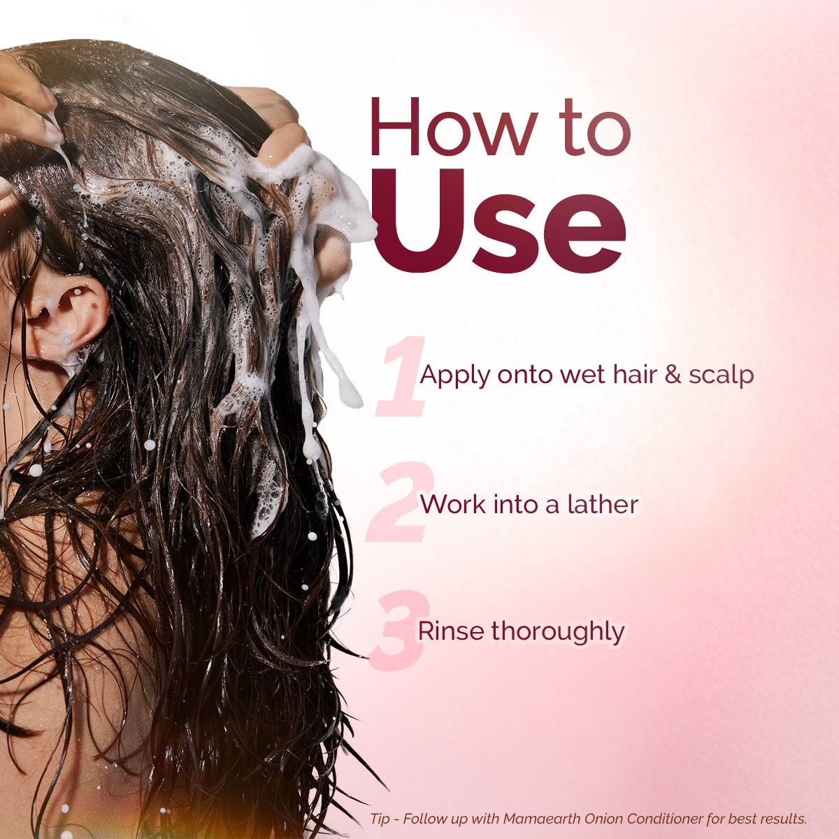 Mamaearth Onion Shampoo for Hair Growth and Hair Fall Control with Onion andPlant Keratin — photo 4