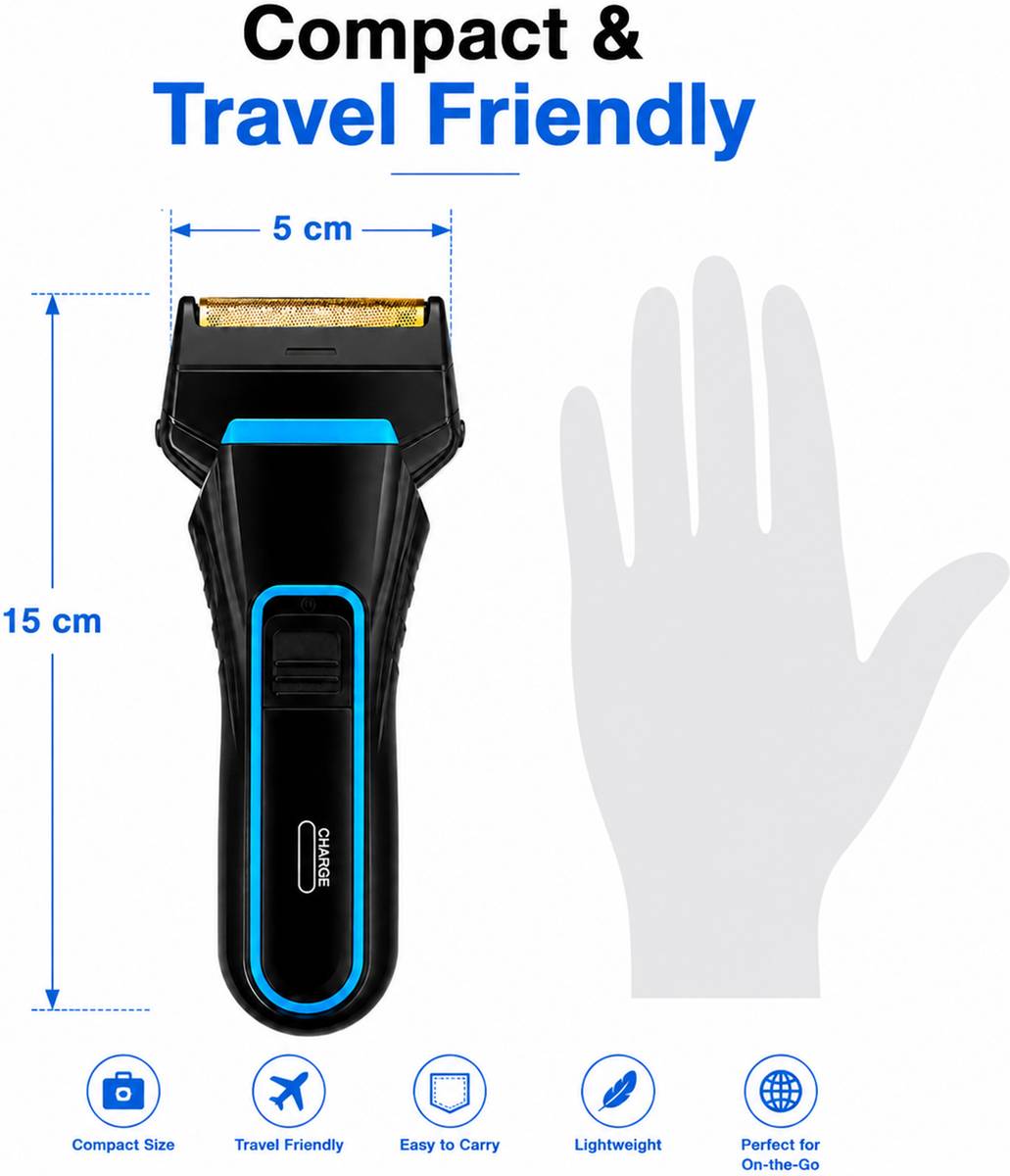 Butterrfly one Close Shave Electric Razor for Men Rechargeable Grooming Kit  Shaver For Men — photo 3
