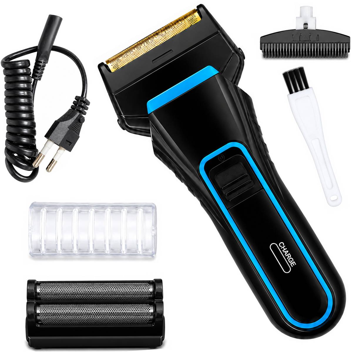 Butterrfly one Electric Razor for Men Rechargeable Beard Trimmer with Foil Head  Shaver For Men — photo 4