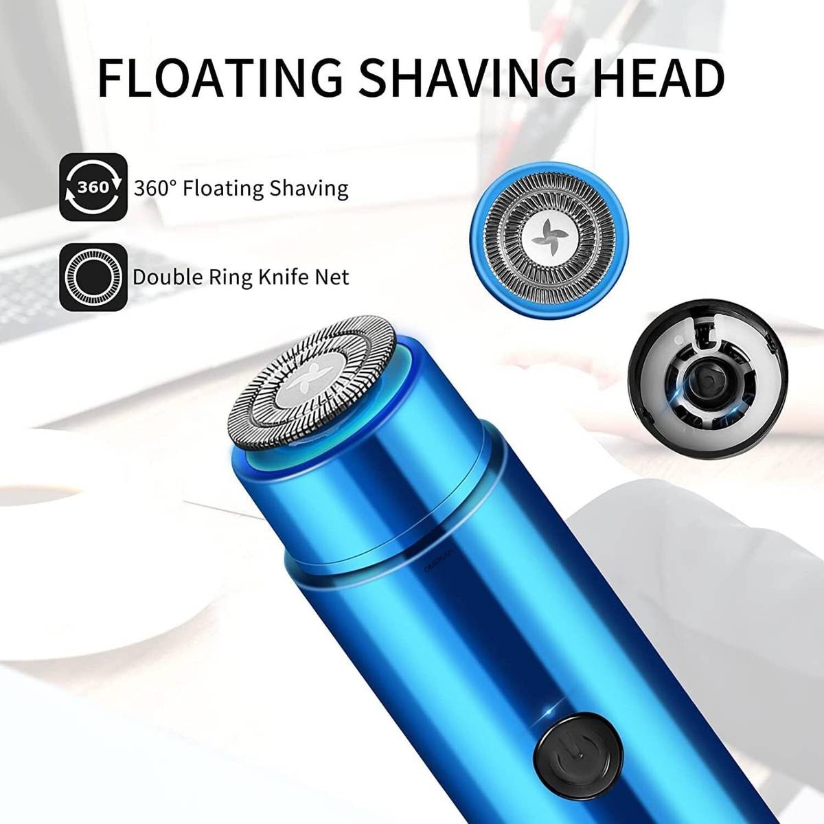 mini portable electric shaver for men portable travel mini electric shaver — photo 2