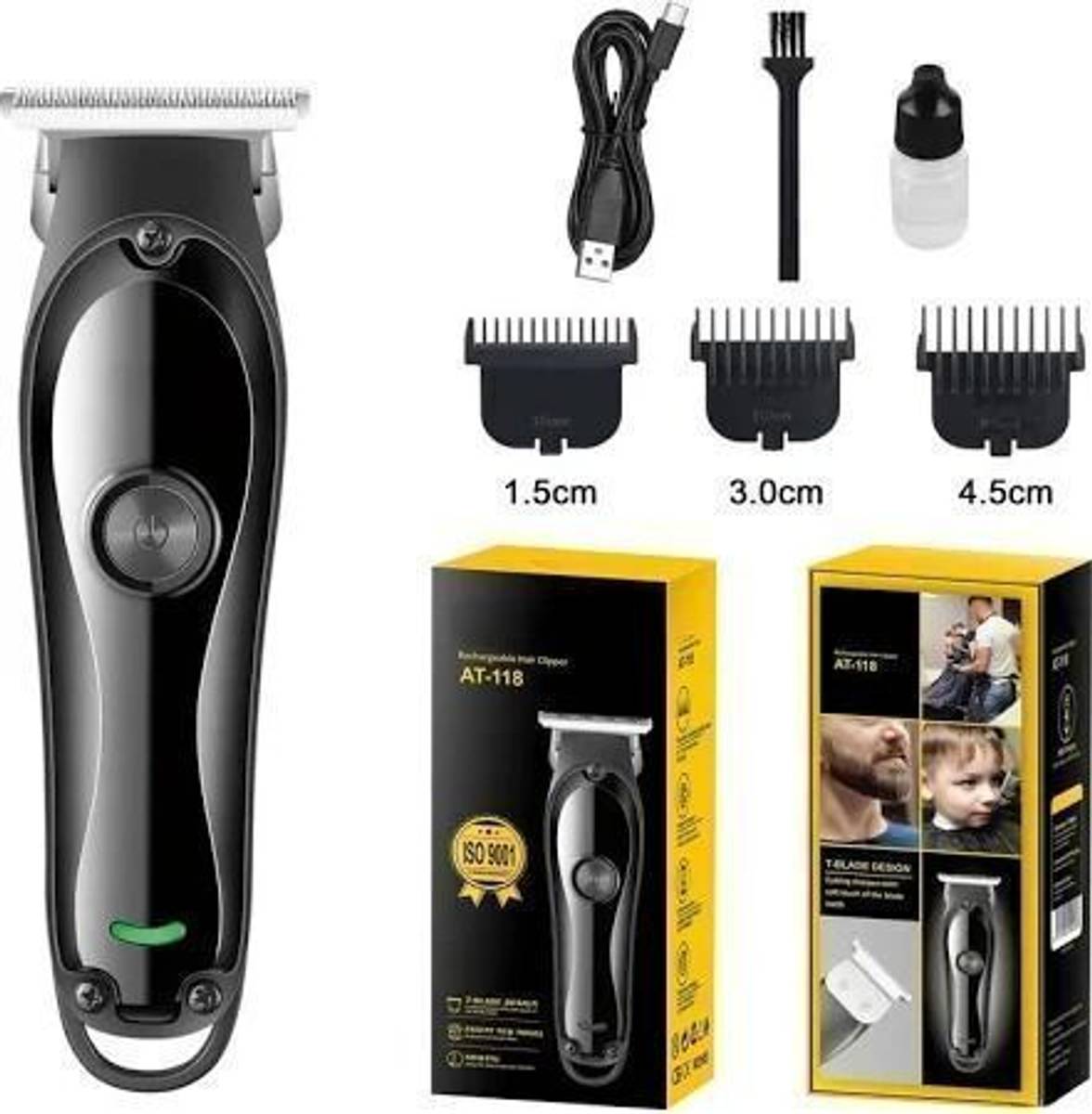 Dazzel Flex Beard Mustache Trimmer High Power Hair Clipper Electric Hair Cutting Tool Shaver For Men