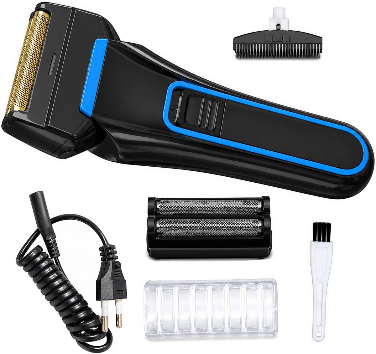 Butterrfly one Men's Electric Beard Trimmer and Foil Razor Rechargeable Shaver For Men