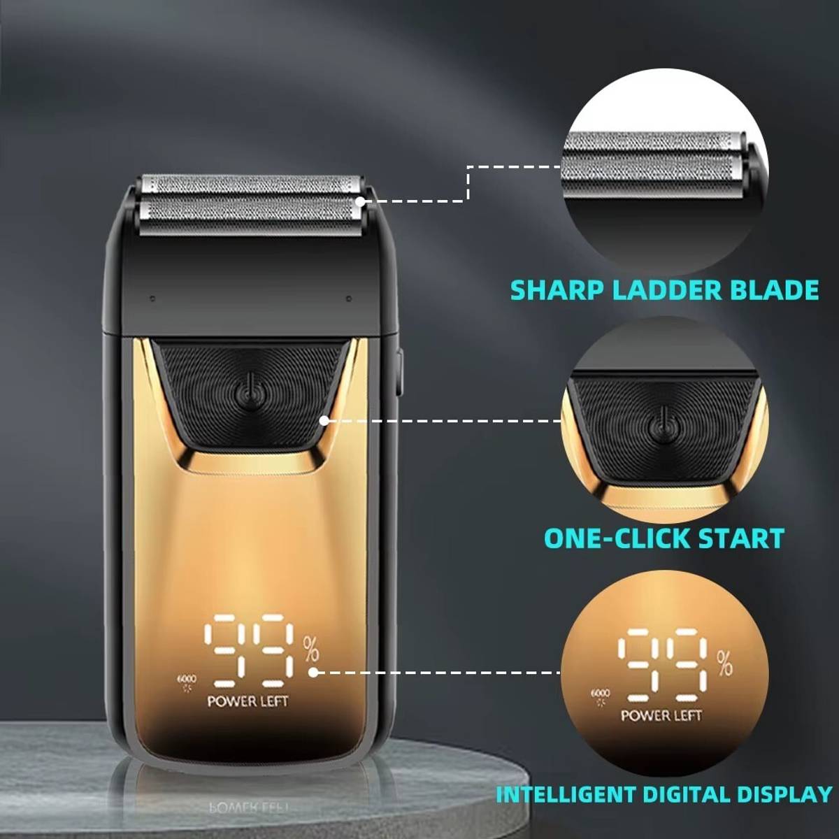VISHMART GM-9012 with LCD Display  Shaver For Men — photo 5