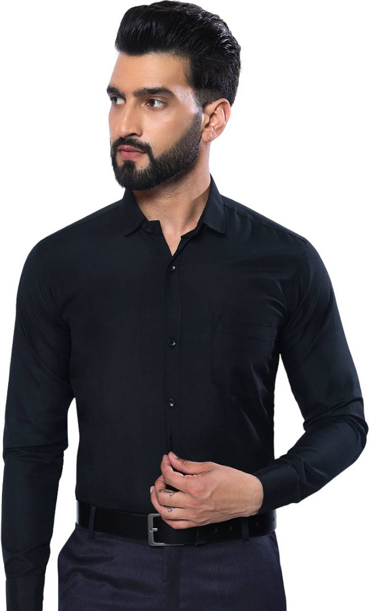 YOUTH FIRST INDIAN BRAND Men Solid Formal Maroon, Green, Black Shirt — photo 4
