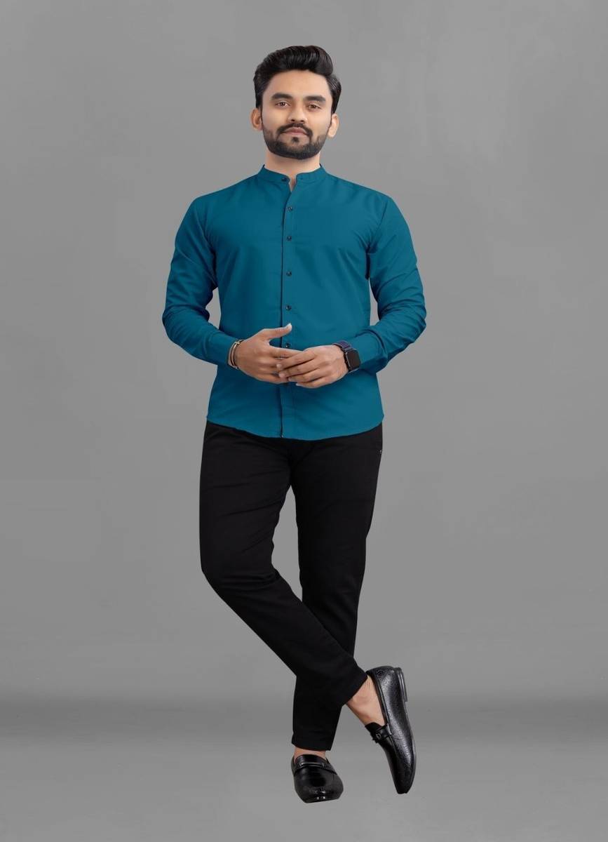 VTEXX Men Solid Formal Multicolor Shirt — photo 5