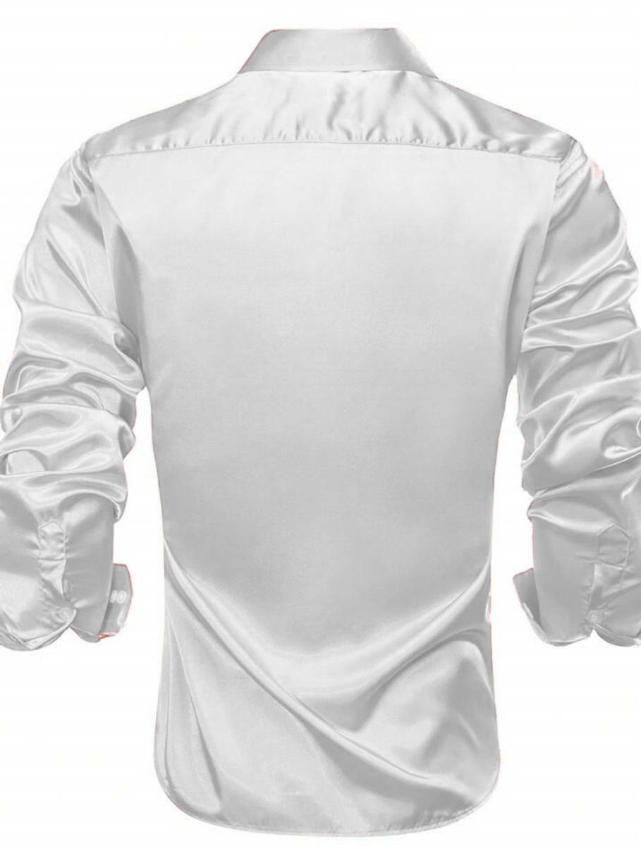 SOLSTICE Men Solid Formal White Shirt — photo 2
