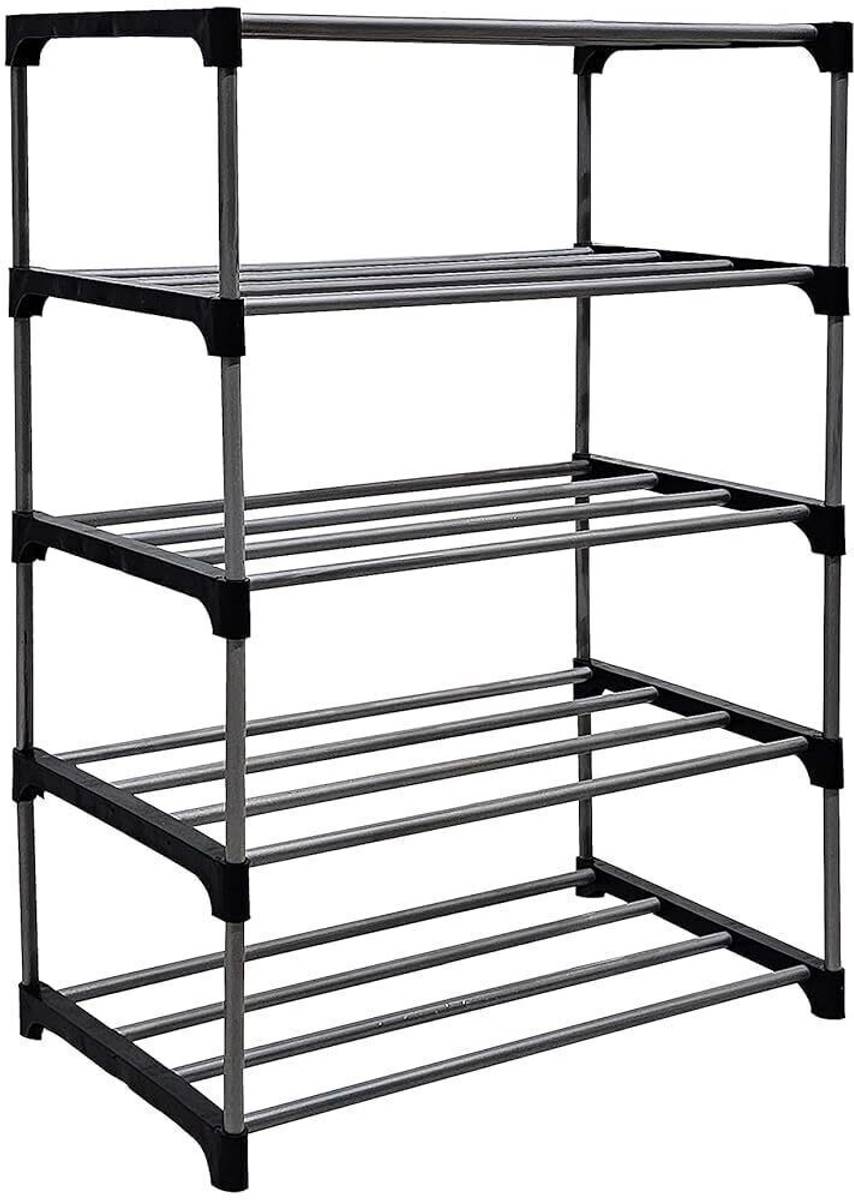 Zyra 5 Tier Book Self Portable Book Shelf, Kids Books Racks for Home Plastic Open Book Shelf — photo 3