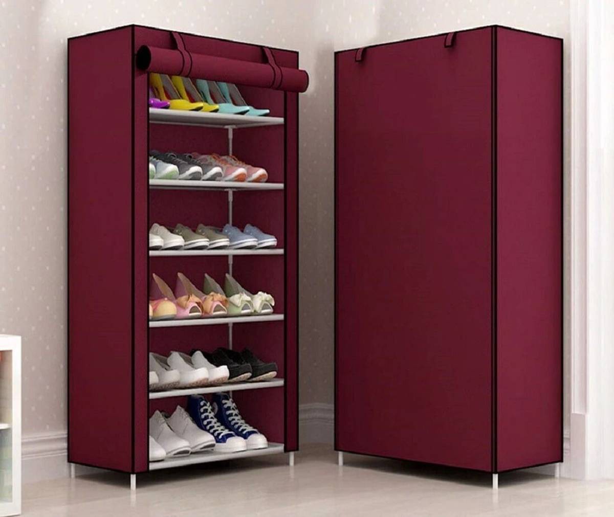 FreshDcart This is a great storage cabinet for your home to store your shoes, books, kids Plastic Shoe Stand