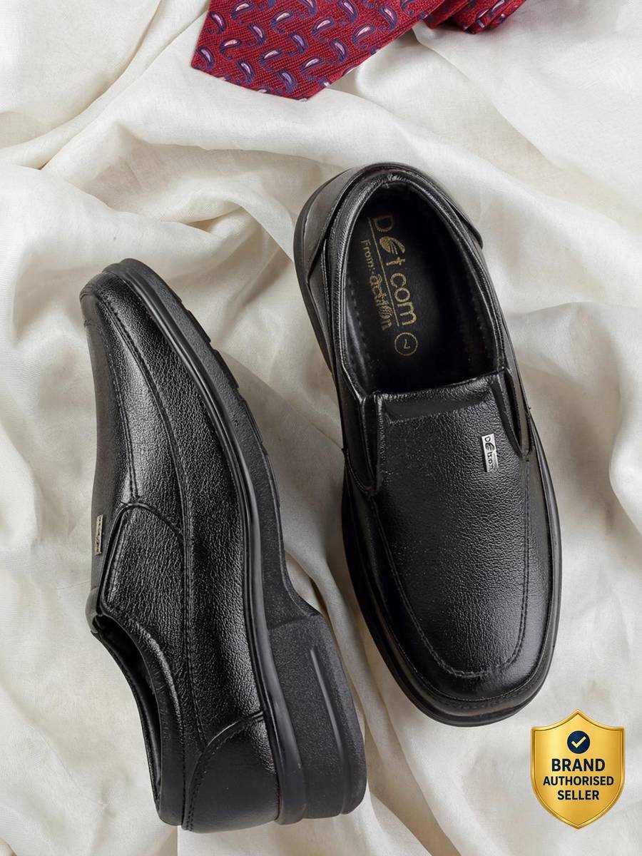 action DOTCOM DC-14643 Microfiber Classic Comfortable Retro Durable Casual Slip-On Monk Strap For Men