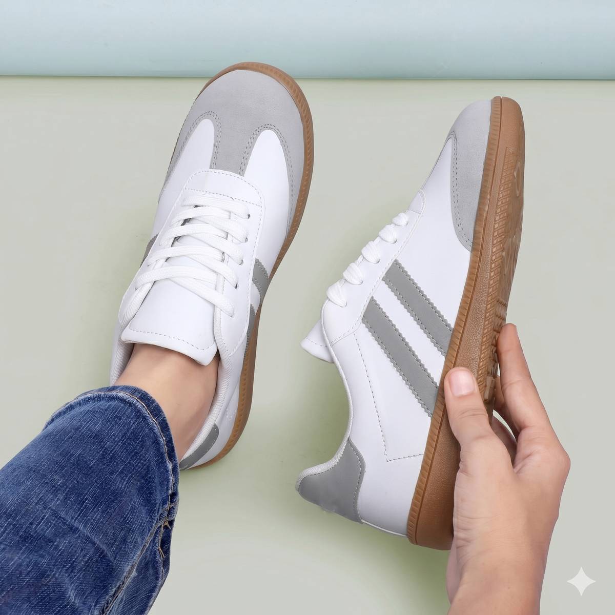 overstar Women's Everyday Comfort Lace-Up Sneakers Sneakers For Women — photo 4
